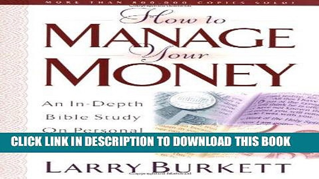 [PDF] How To Manage Your Money: An In-Depth Bible Study on Personal Finances Popular Collection