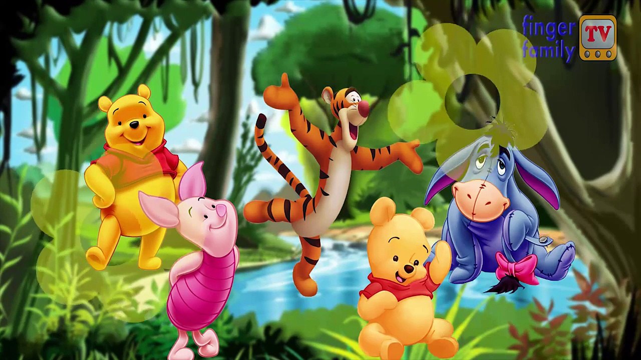 Winnie the Pooh Finger Family Nursery Rhyme