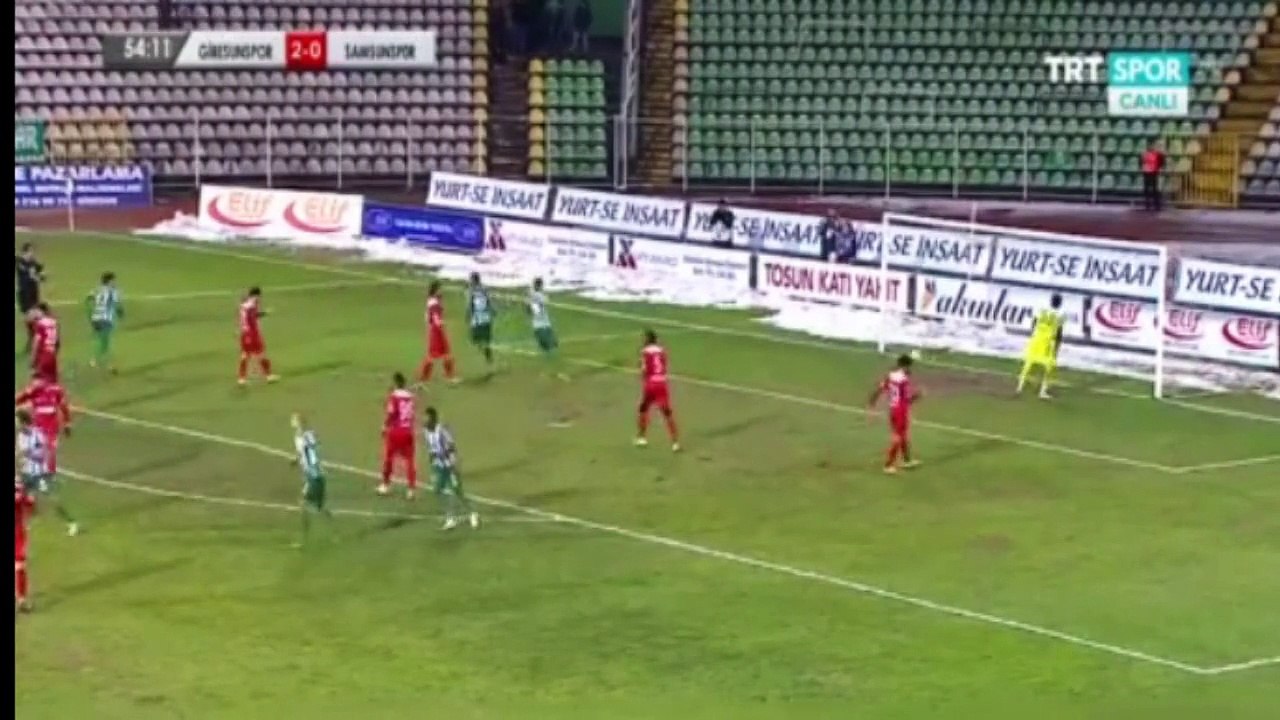 Football Turkish First League Giresunspor – Samsunspor 3-0