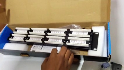 unboxing dlink patch panel