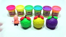 Play DOh Eggs!!! - Peppa Pig Kinder surprise Eggs Spiderman My Pony Toys