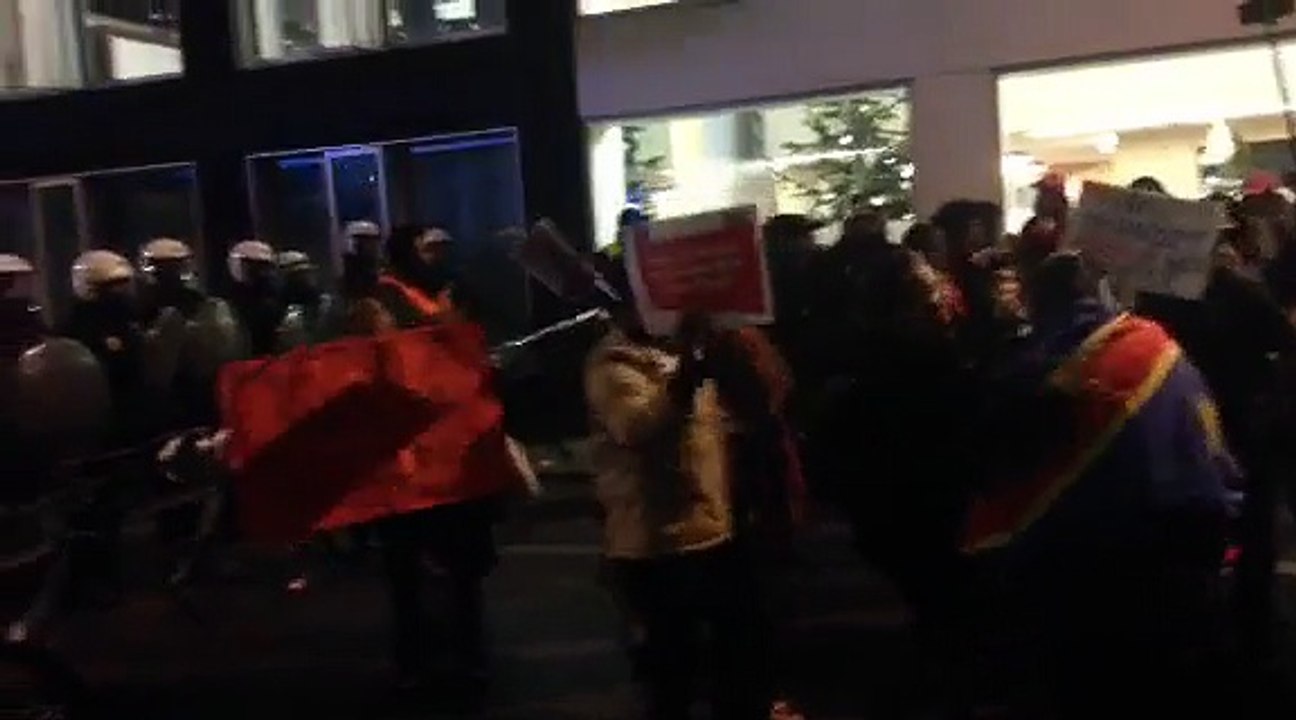 Manifestation anti-Kabila devant l'ambassade du Congo à Bruxelles