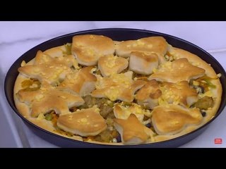 فطيره بحشو الخضار | نجلاء الشرشابي