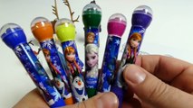 FROZEN Anna Elsa Olaf Pens with Stamp for School