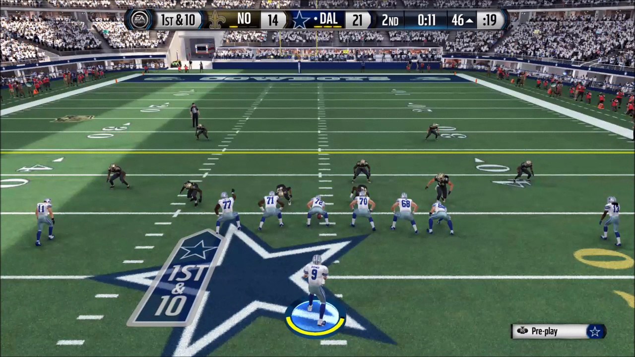 TD Bryant vs New Orleans Madden NFL 16