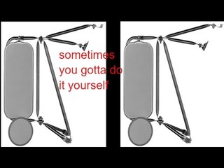 Trucker Rudi 08/30/15 putting on new mirror brackets