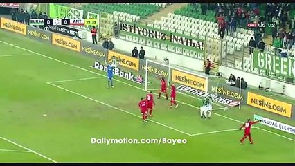 Bursaspor vs Antalyaspor 2-1 All Goals & Highlights HD 19.12.2016