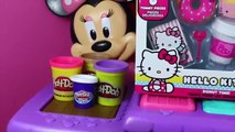 Play Doh Hello Kitty Donuts Minnie Mouse Kitchen Cupcakes DisneyCarToys
