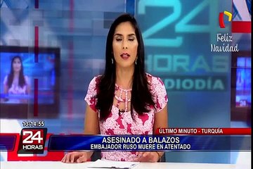 Embajador de Rusia es asesinado en Turquía