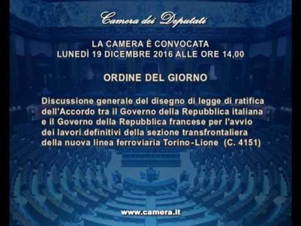 Roma - Camera - 17^ Legislatura - 715^ seduta (19..12.16)