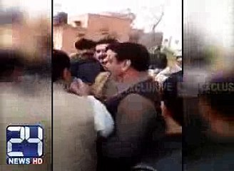 Nephew of Ch Nisar Fighting caught on Camera