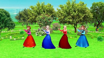 Frozen Cartoons Finger Family Rhymes for Children | Frozen Cartoon Children Rhymes Collection