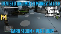 GTA 5 Online Glitches - REVISED Unlimited Money Glitch - EARN $100M  Per Hour