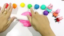 Play doh frozen ToyS! Make paint tools playdoh with peppa pig videos