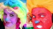 TROLLS MOVIE Makeup Makeover Bridget & Poppy Makeup Tutorial For Boy DJ Suki Costume DisneyCarToys