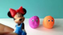Play Doh Surprise Eggs Disney Collector Mickey Mouse, Peppa Pig, Spider-man, Minnie Mouse