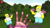 THE SIMPSONS Finger Family | Nursery Rhymes for Children | 3D Animation