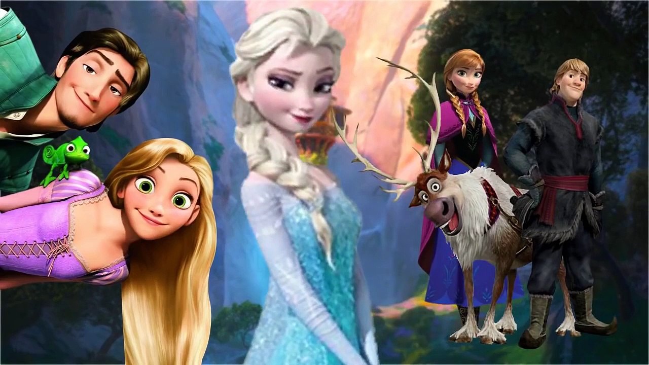Tangled Vs Frozen Daddy Finger - Finger Family Songs - Finger Family Collection