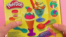 Play-Doh Eiskreation Spielset zum kneten für Kinder ab 3 Jahren unboxing