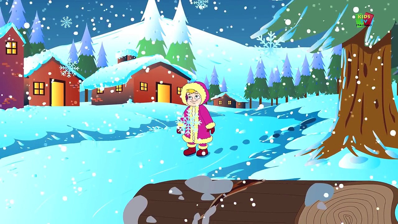 piccoli fiocchi di neve in italiano | canti natalizii per bambini in italiano