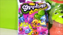 Squeezing Squishy SLIME Out of Wacky BALL! SHOPKINS Disney Tsum Tsum Num Noms LIP GLOSS!