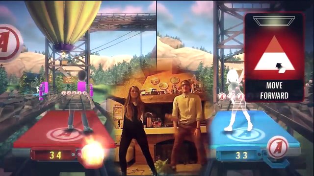 KINECT GAMES WITH GIRLFRIEND - Just Dance 4 Kinect Adventures