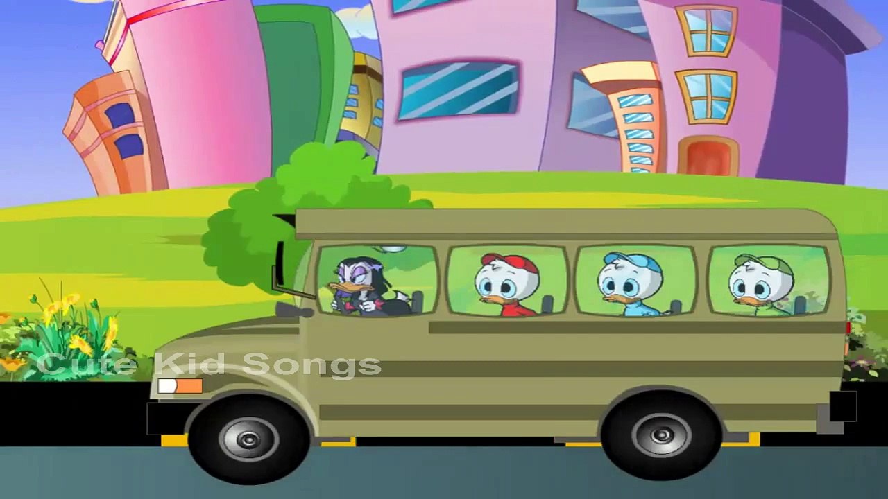The Wheels On The Bus Rhyme For Children | Nursery Rhymes | 3D Animated Rhymes