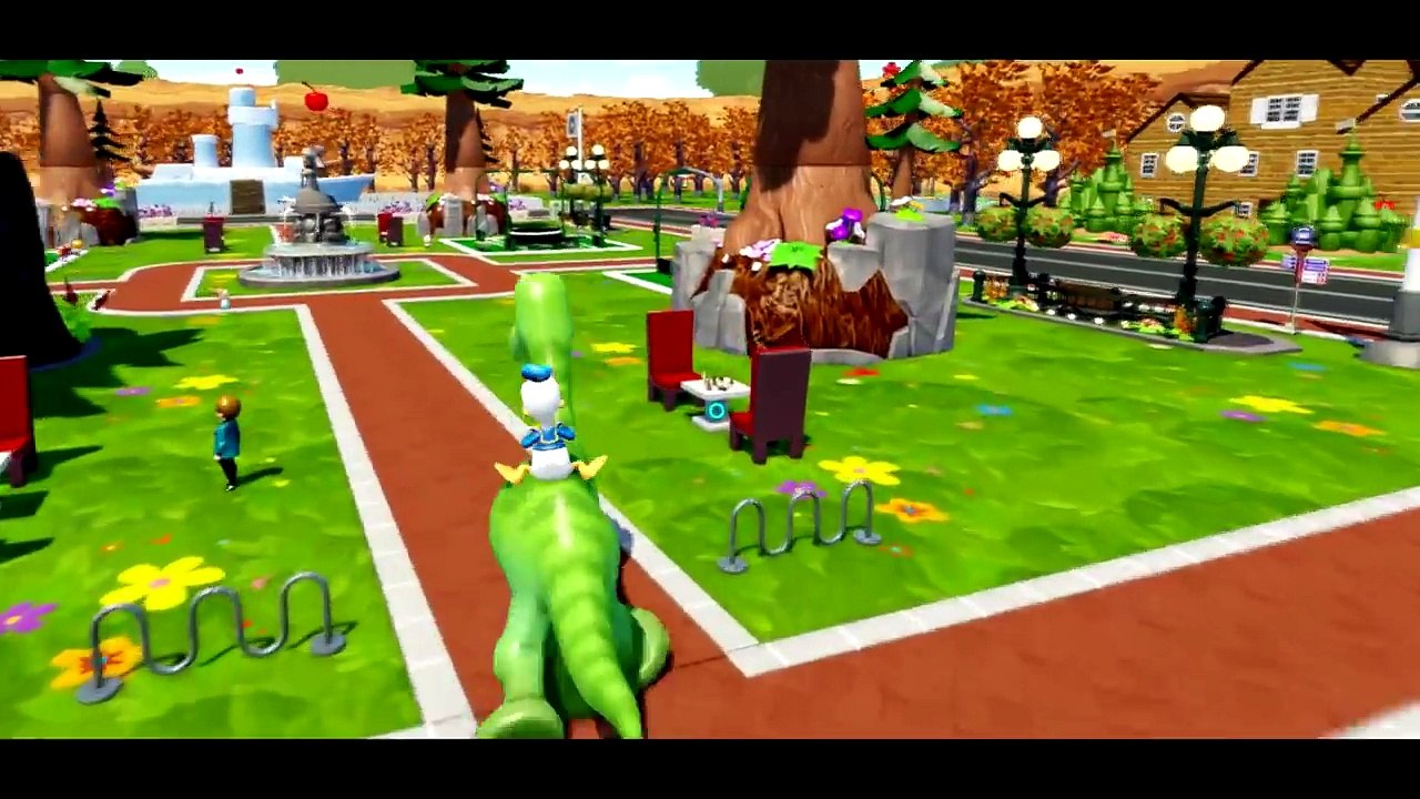 Disney Mickey Mouse, Minnie Mouse and Donald Duck in DisneyLand Park / Nursery Rhyme Playlist