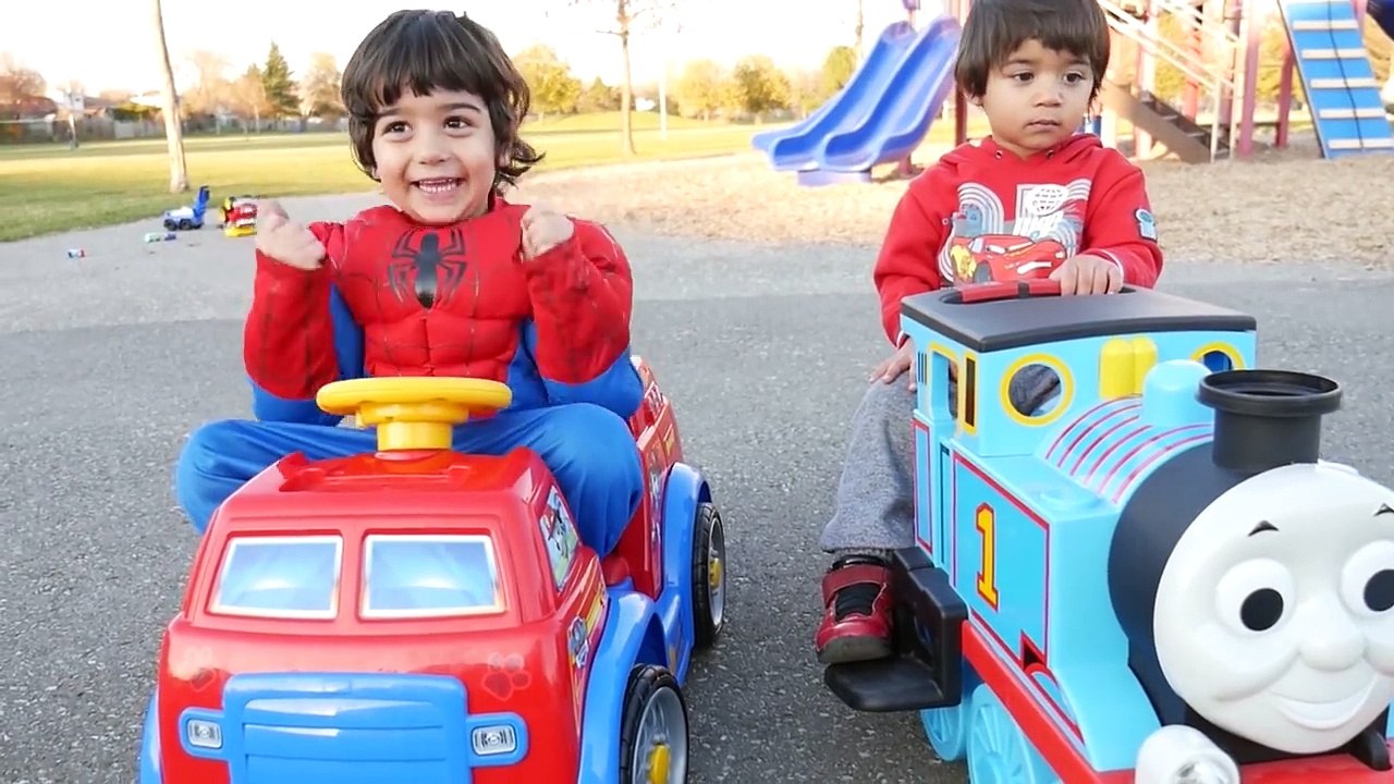 PLAYGROUND FUN Thomas and Friends Paw Patrol POWER WHEELS Race Family Fun Playtime Park Thomas Train