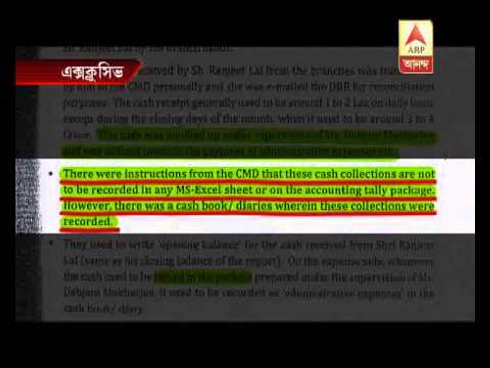 SFIO's report on saradha scam