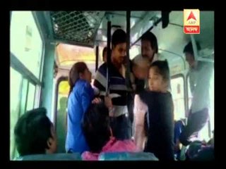 Rohtak girl fight against their eve-teasers in the bus