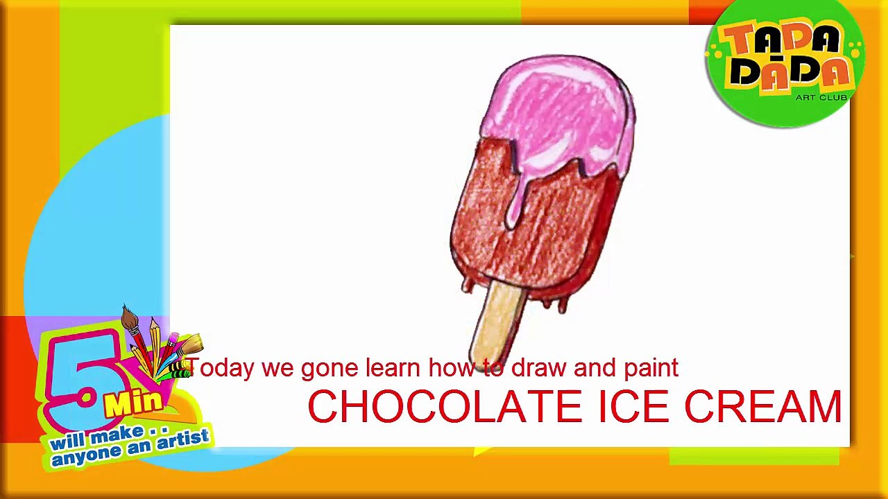 Learn How to Draw a ICE CREAM | STEP BY STEP | Kids Drawing |Tada-Dada Art Club