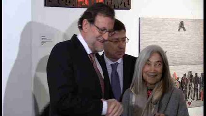 Mariano Rajoy inaugura una exposición de Borges en Nueva York