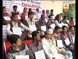 Dharna of  amra akranta at jantar mantar in new delhi