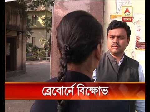 students agitation in lady brabourn college over demand of security in hostels