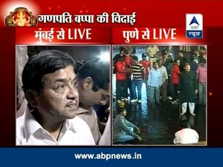 Lakhs of devotees bid adieu to Lord Ganesh in Mumbai & Pune
