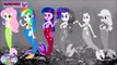 My Little Pony Equestria Girls Mane 6 Mermaids Coloring Book Surprise Egg and Toy Collector SETC