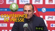 Conférence de presse Stade de Reims - ESTAC Troyes (2-0) : Michel DER ZAKARIAN (REIMS) - Jean-Louis GARCIA (ESTAC) - 2016/2017