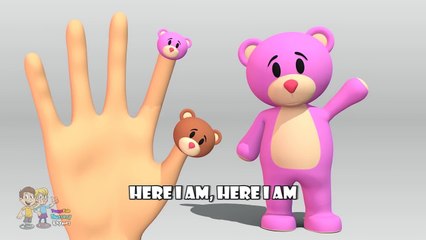 Teddy Bear Finger Family | Nursery Rhymes | 3D Animation From TanggoKids Nursery Rhymes