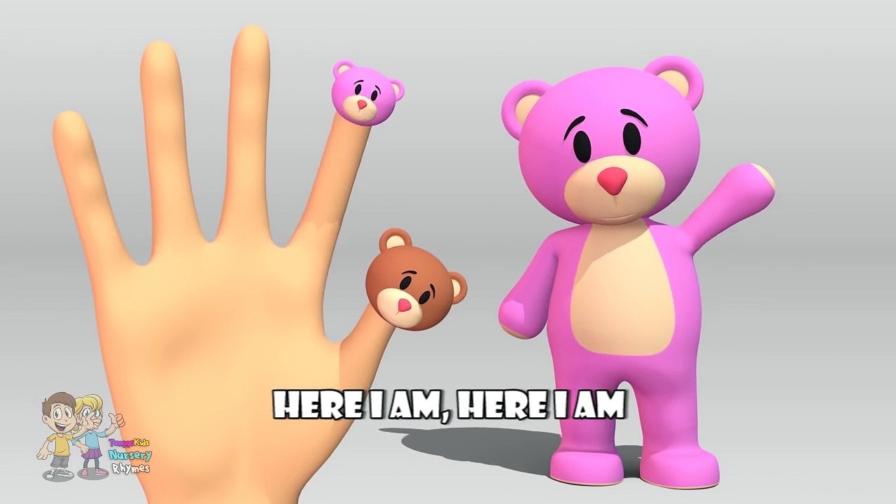 Teddy Bear Finger Family | Nursery Rhymes | 3D Animation From TanggoKids Nursery Rhymes
