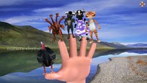 Finger Family || FIRE DRAGON V/S WILD ANIMALS Version || Children Animated 3D Rhymes