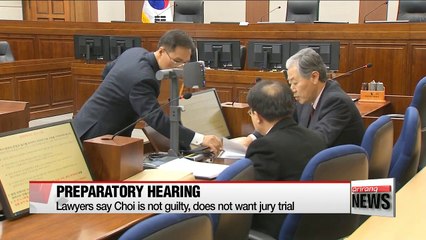 Court holds first preparatory hearing for Choi Soon-sil trial