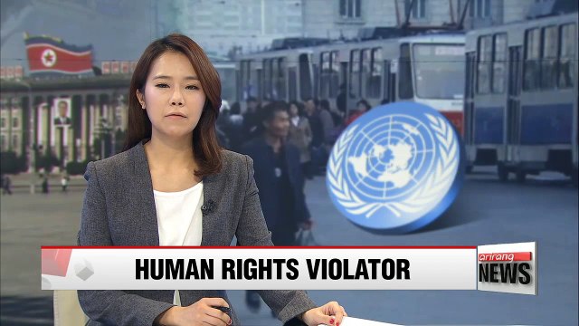 UN General Assembly adopts new resolution on N. Korea's human rights abuses