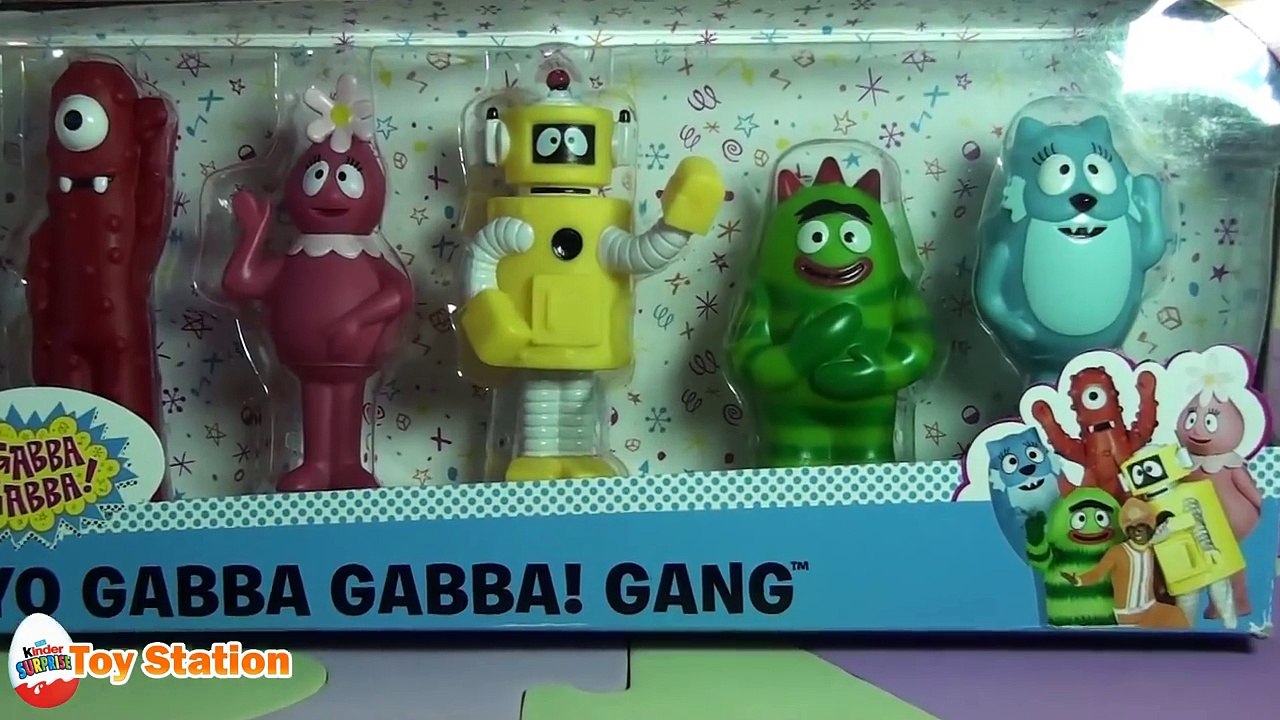 Yo Gabba Gabba Gang Unboxing: Toodee Brobee Muno Foofa & Plex Cute