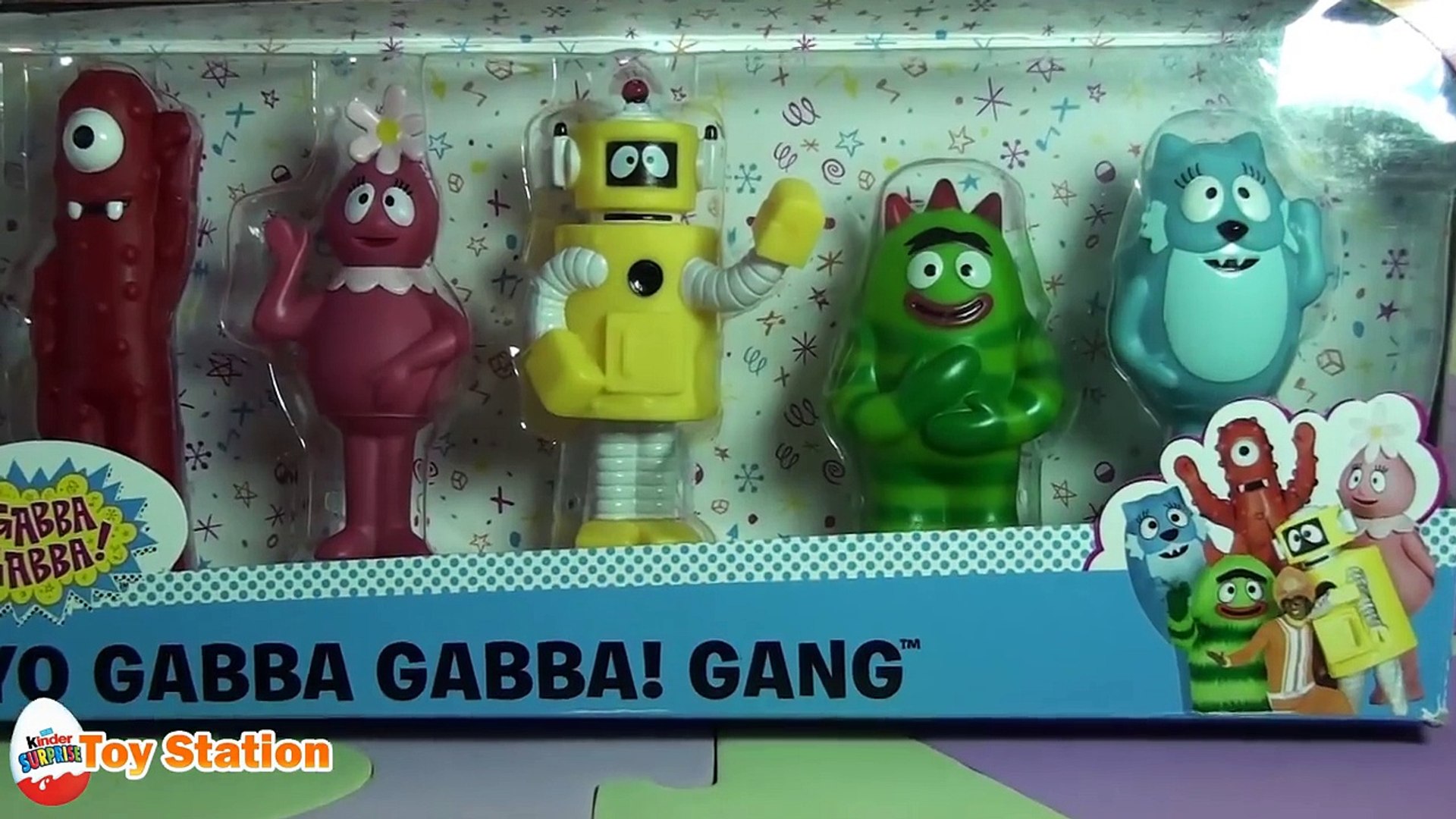Yo Gabba Gabba Gang Unboxing: Toodee Brobee Muno Foofa & Plex Cute Toys
