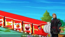 Latest Kristoff Fruit Train Nursery Rhymes | 3D Animated Popular English Rhymes For Babies