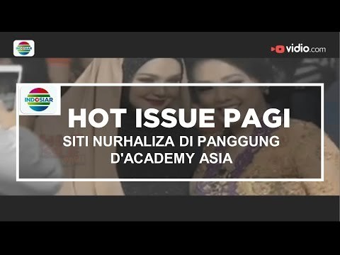 Siti Nurhaliza di panggung D'academy Asia - Hot Issue pagi 19/12/15