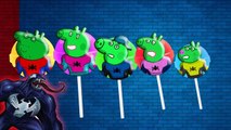 Peppa Pig Spiderman Lollipop Finger Family / Nursery Rhymes and More Lyrics