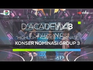 Highlight Dangdut Academy 3 ( Konser Nominasi Group 3)