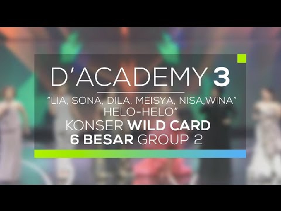 Lia, Sona, Dila, Meisya, Nisa, & Wina - Helo Helo (Konser Wild Card Group 2)